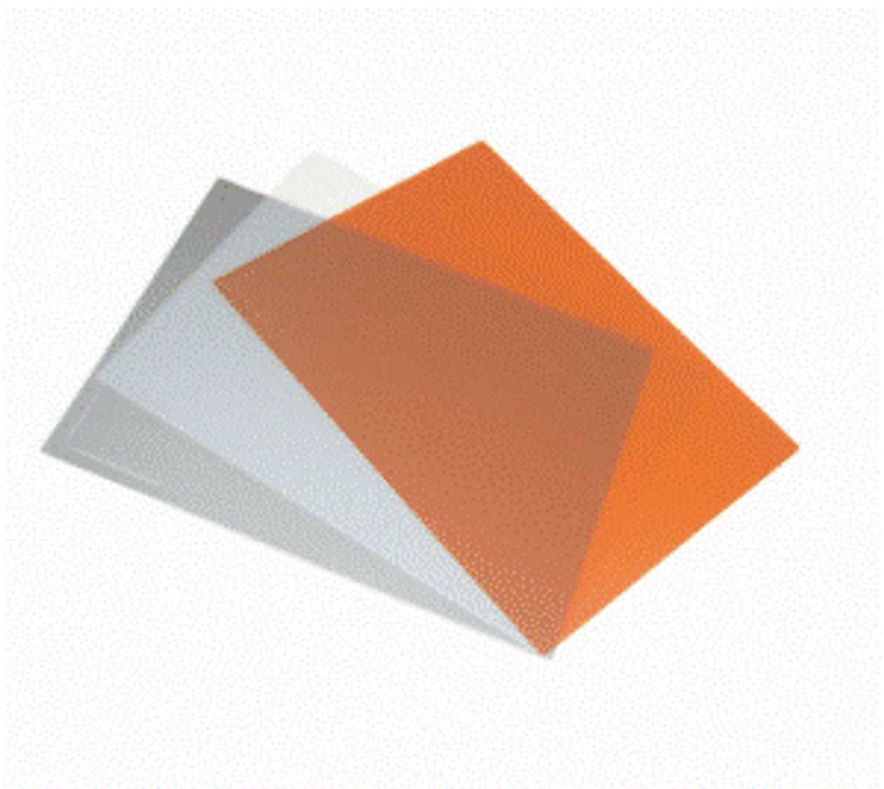 Table Mat 530x400 mm Frosty Mat Transparent Smoke gray Prolexplast
