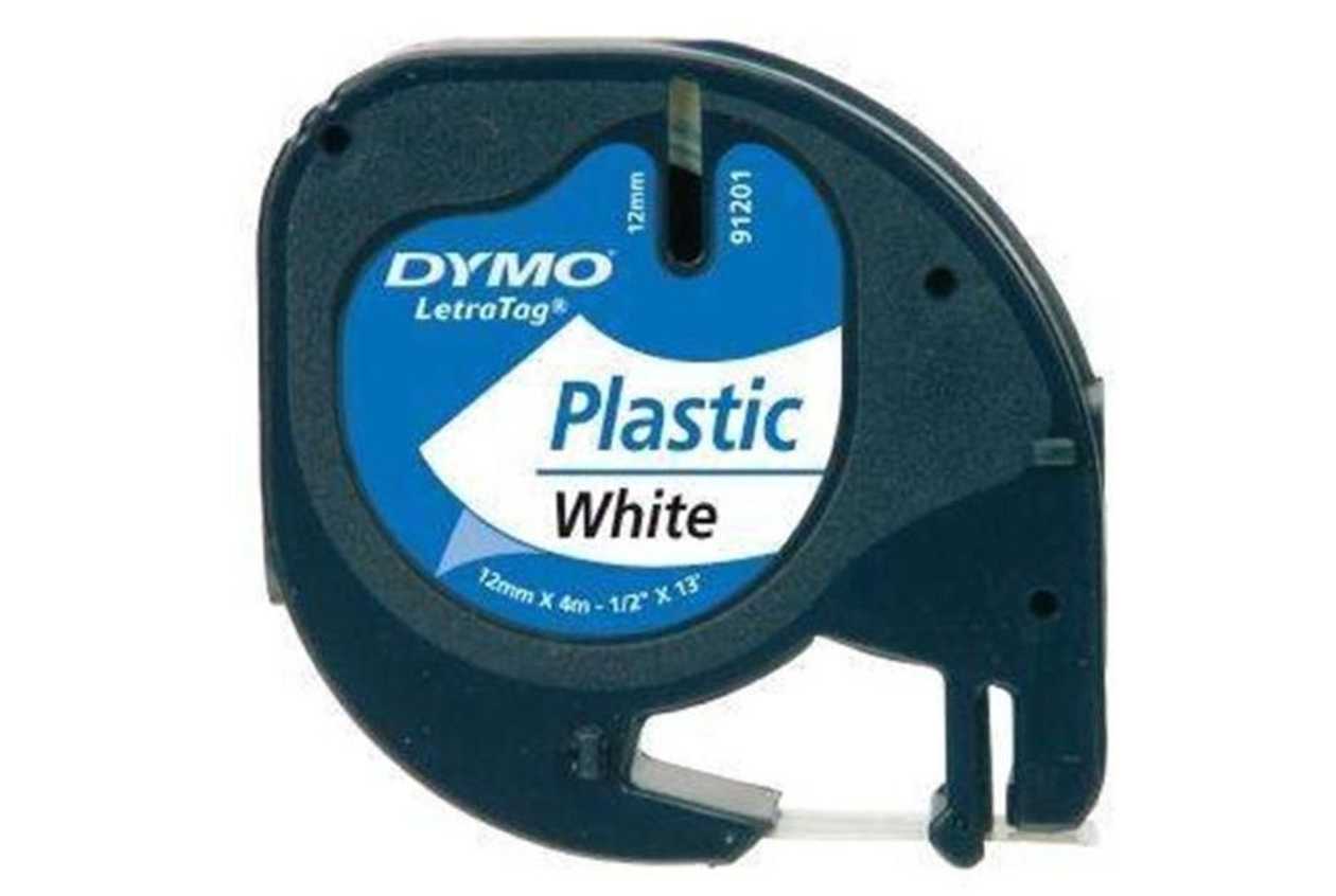 Adhesive Tape Dymo Lt White 12mmx4m White For Letratag Xr/qx50