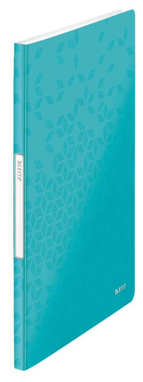 Menu Covers A4 20-pocket Turquoise/ice Blue Leitz Wow Pp