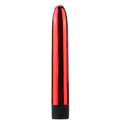 Ultra Slimline Smooth Vibrator - Red