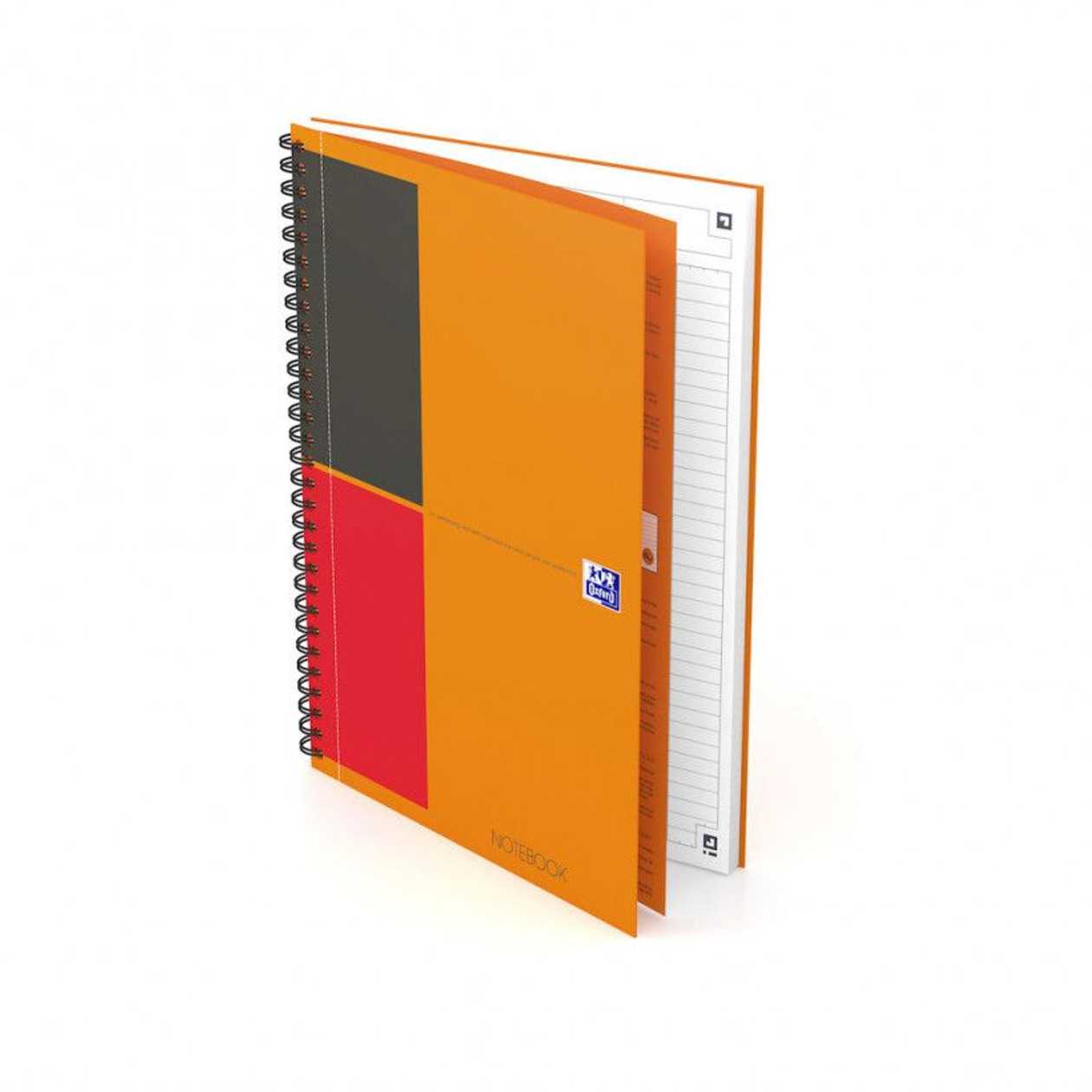 Folder B5 Lined 80-page Spiral Binder Oxford International
