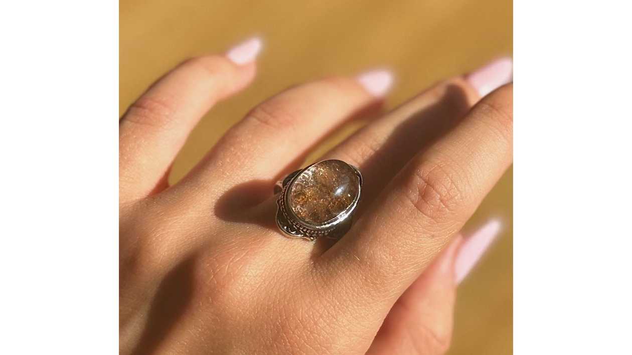 Moonbound Relic Garden Quartz Ring
