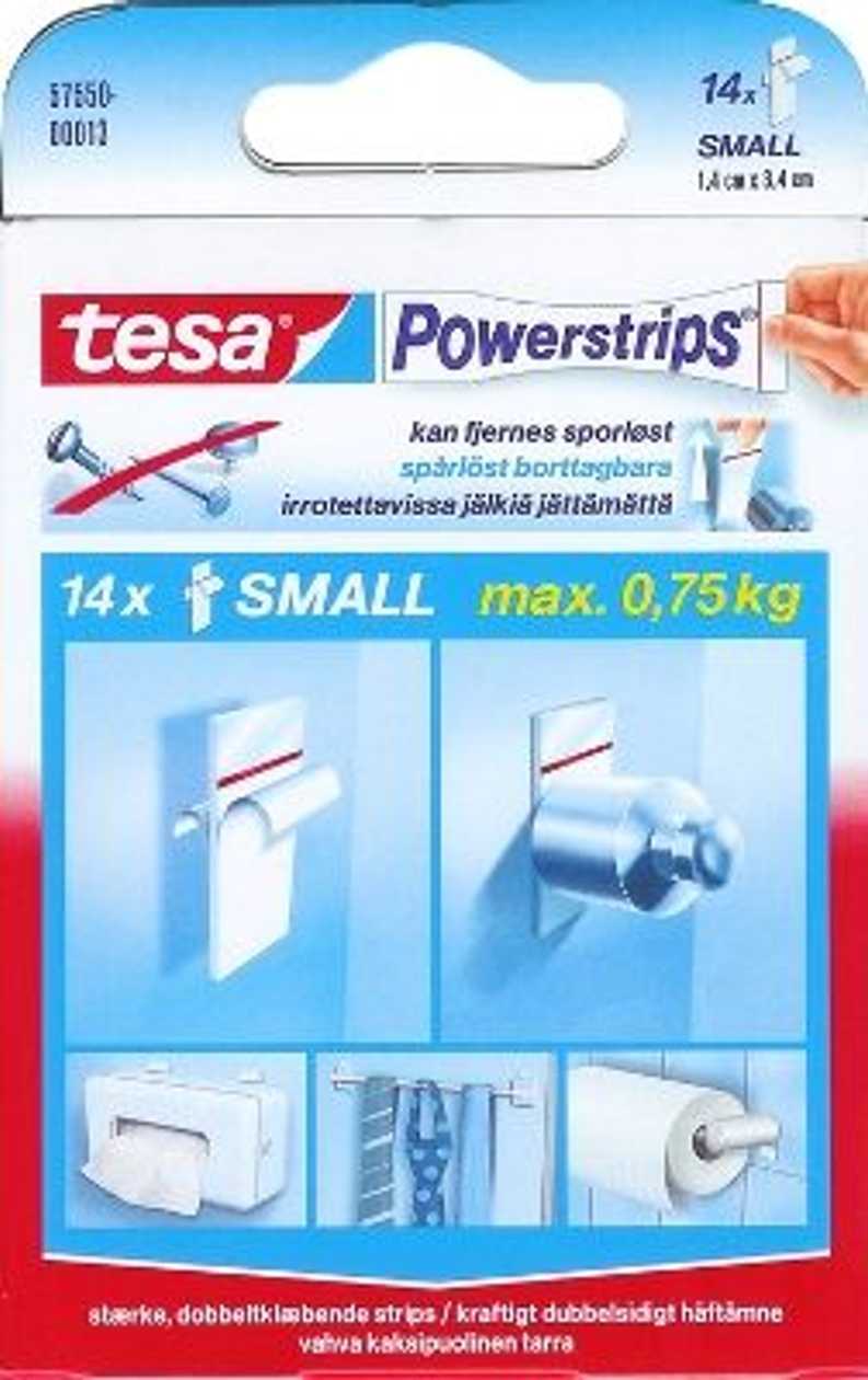 Double-sided Tape Tesa Power-strips Small 14 pcs.
