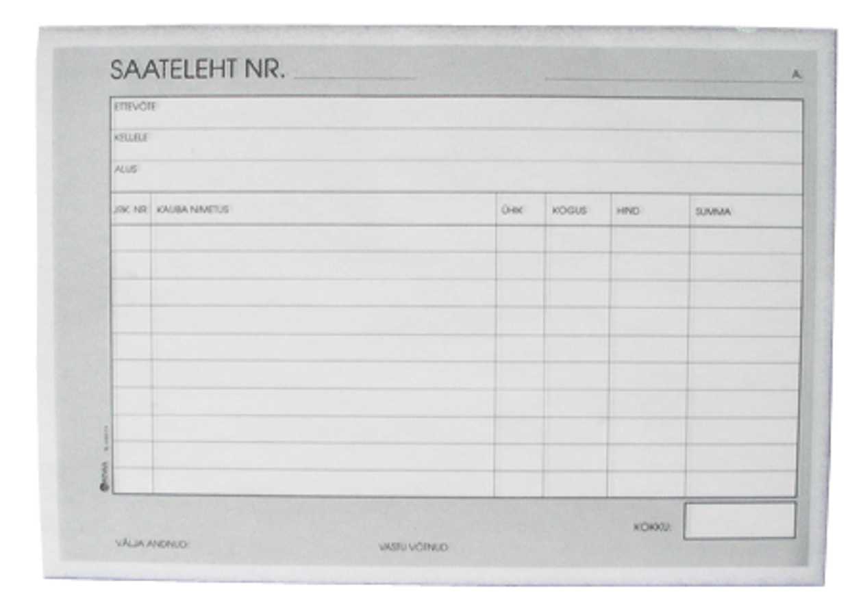 Delivery Sheet A5 Self-copying Book (100 Sheets)