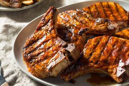 Pork Chops (Served with Accompaniment of Your Choice i.e. Chips & Kachumbari)