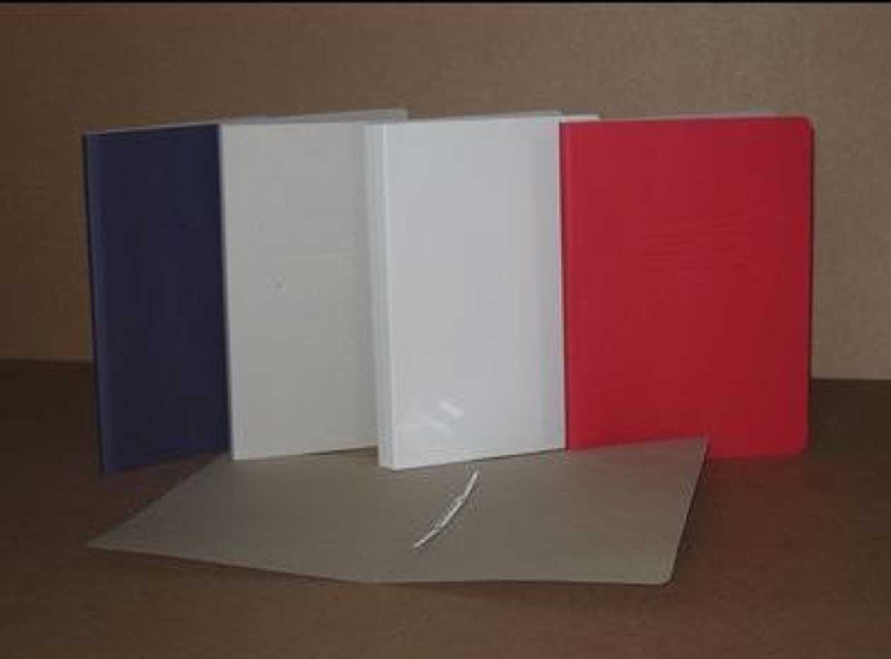 Quick Binder Made of Cardboard, 400 g White A4 Cista without Print