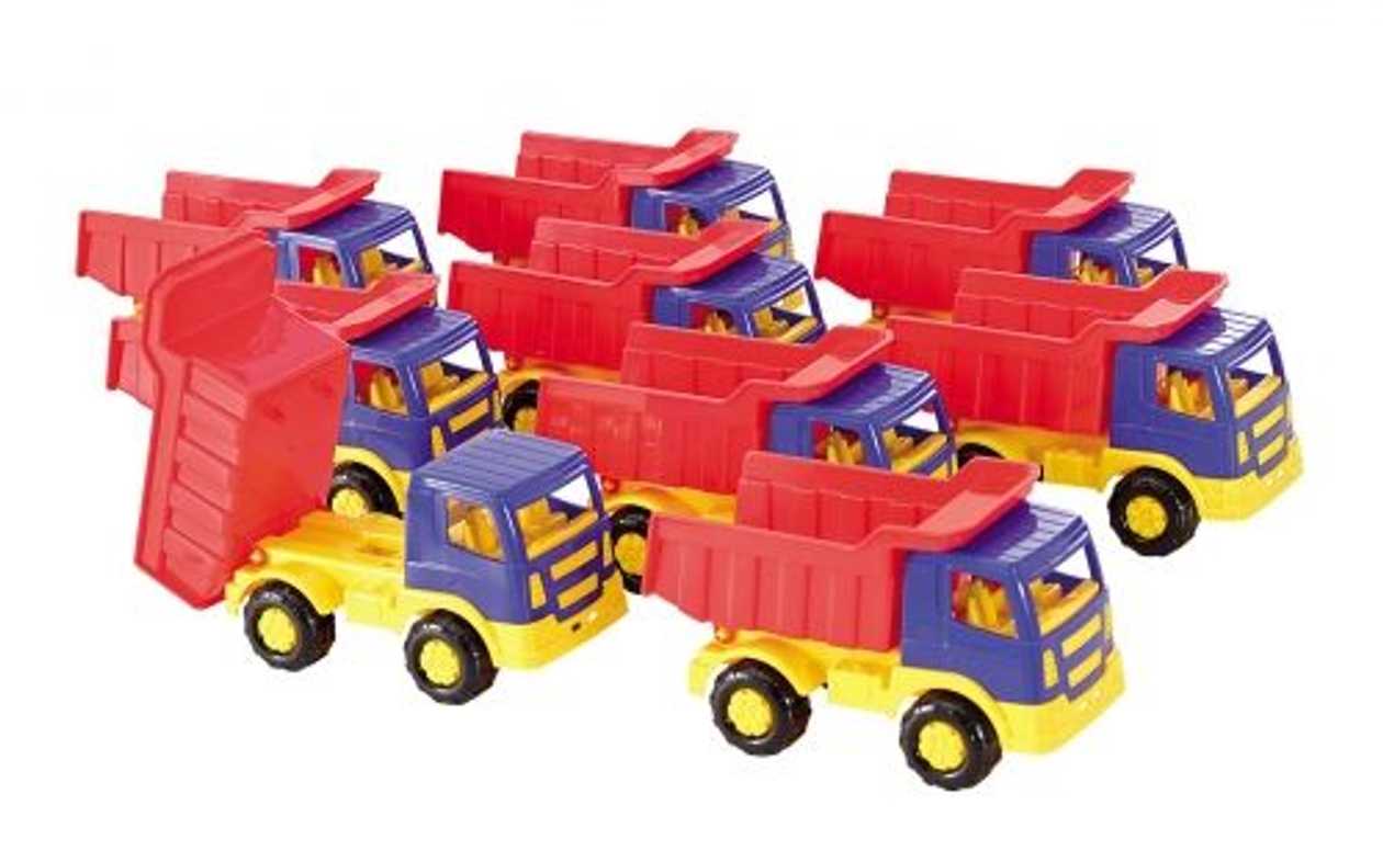 Trucks, Length 18 cm, Set Of 9 pcs., 2+