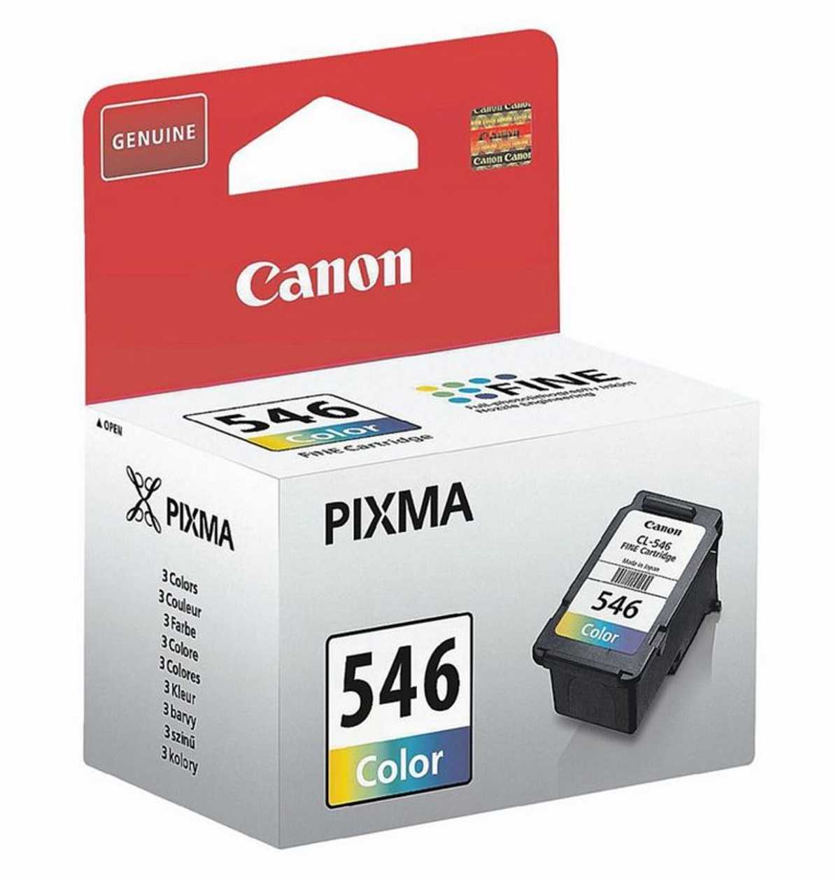 Ink Canon Cl-546 Color 180p 8ml Pixma Ip2850 Mg2455/2550/2555/2950/3050/3051/3052/3053  mx495 Ts3150/3151/3450