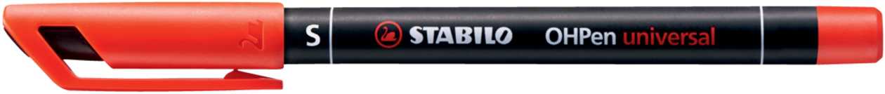 Film Marker 0.4 mm S Red, Permanent, Stabilo