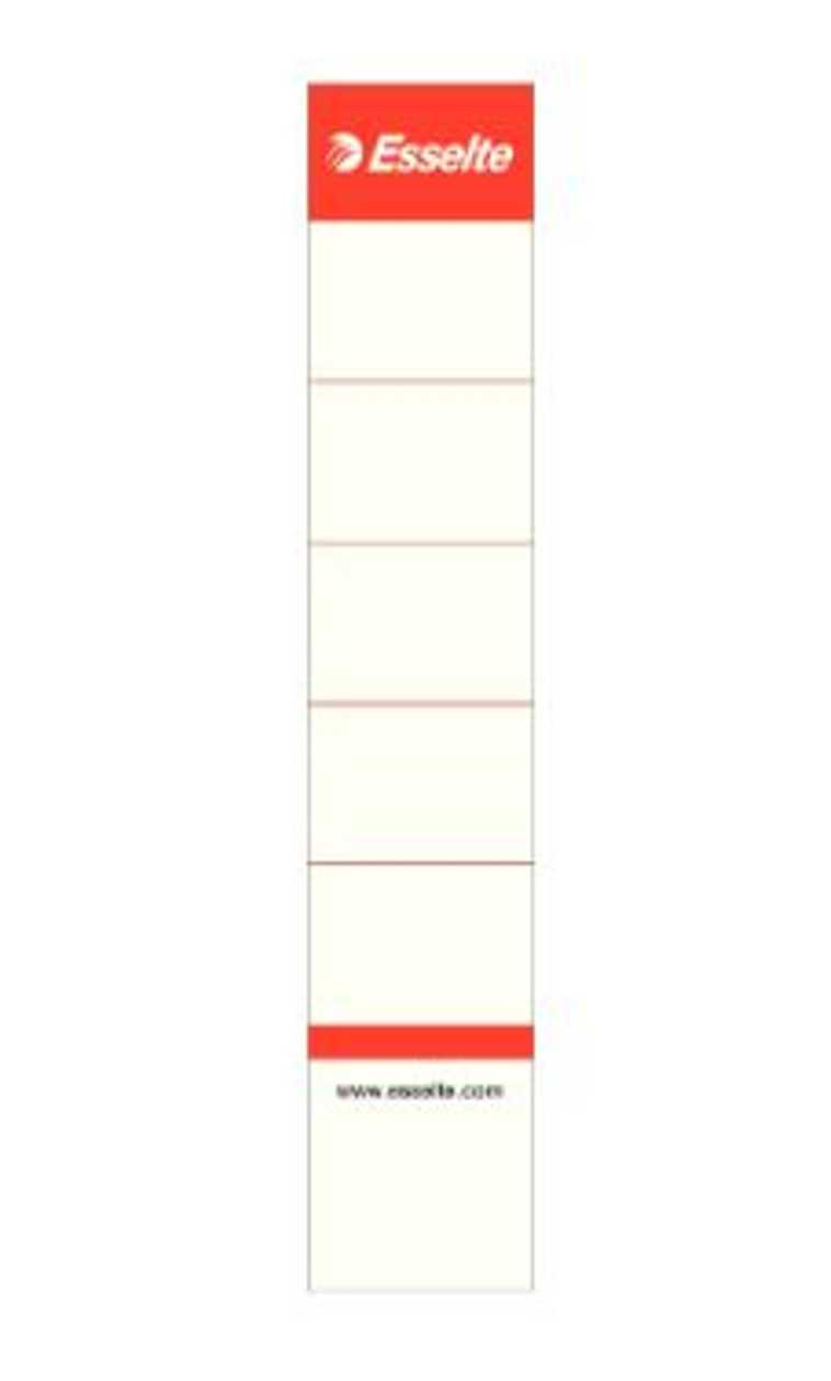 Label 30x158 mm 50 mm White For Recorder Esselte