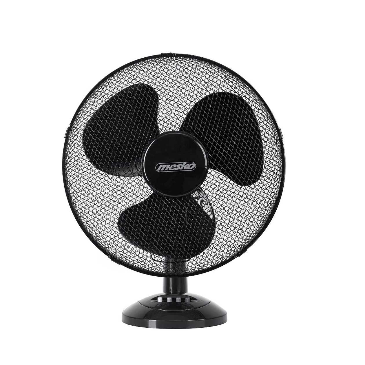 Fan for Table 23 cm, Mesko Ms 7308, 2 Speeds, 30W, Rotation, Black