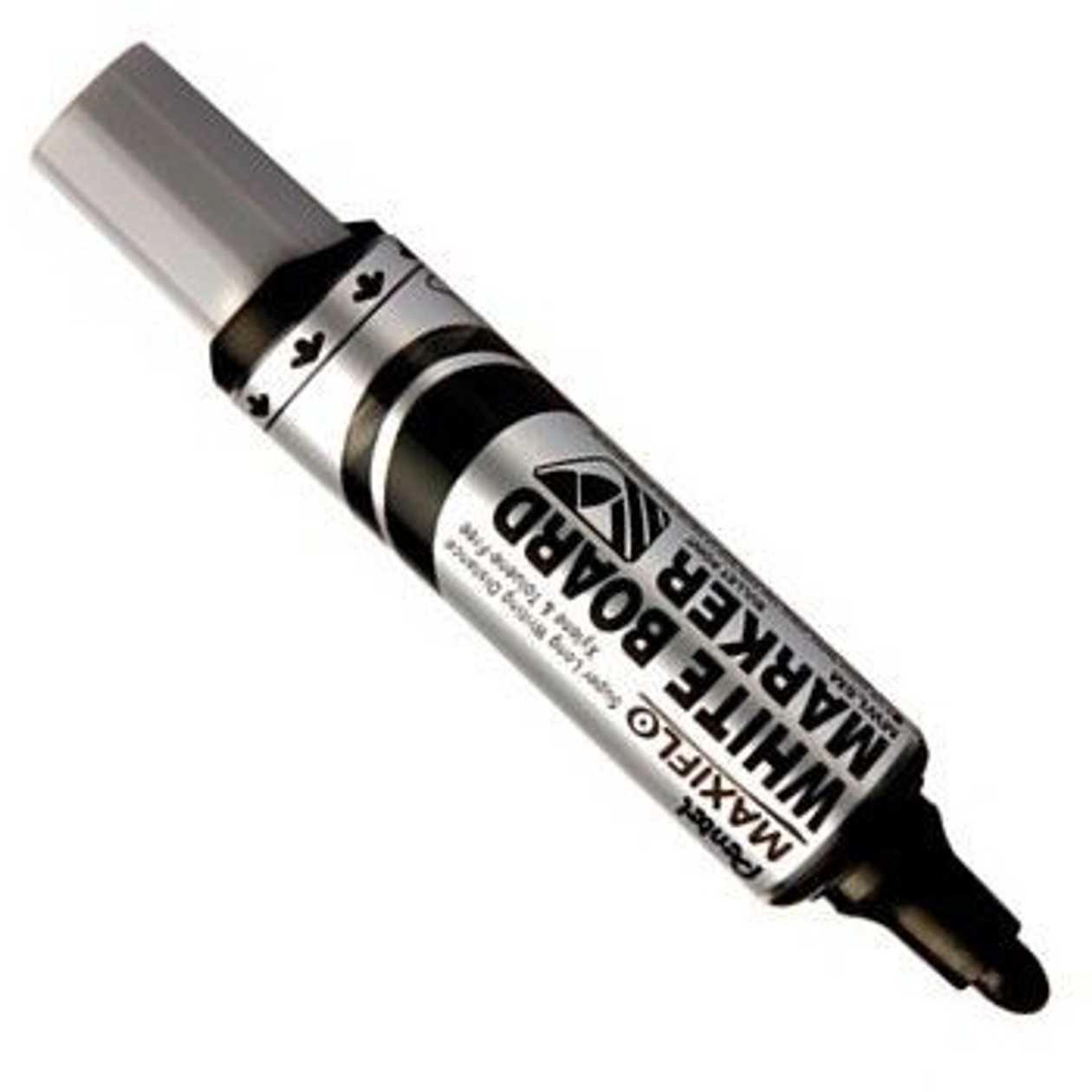 Blackboard Marker Maxiflo Mwl5m Black, Round Tip 2 mm, Pentel