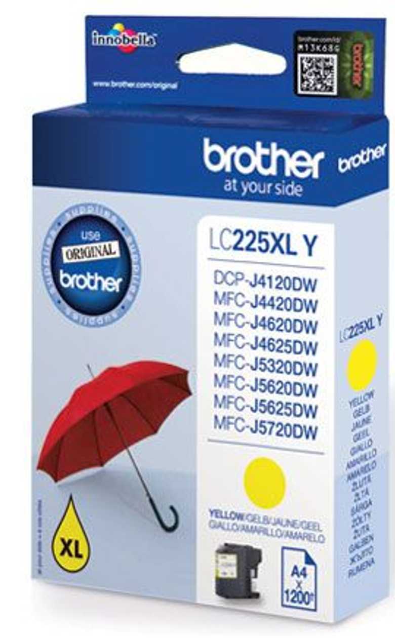 Ink Brother Lc225xly Yellow 1200 Sheets