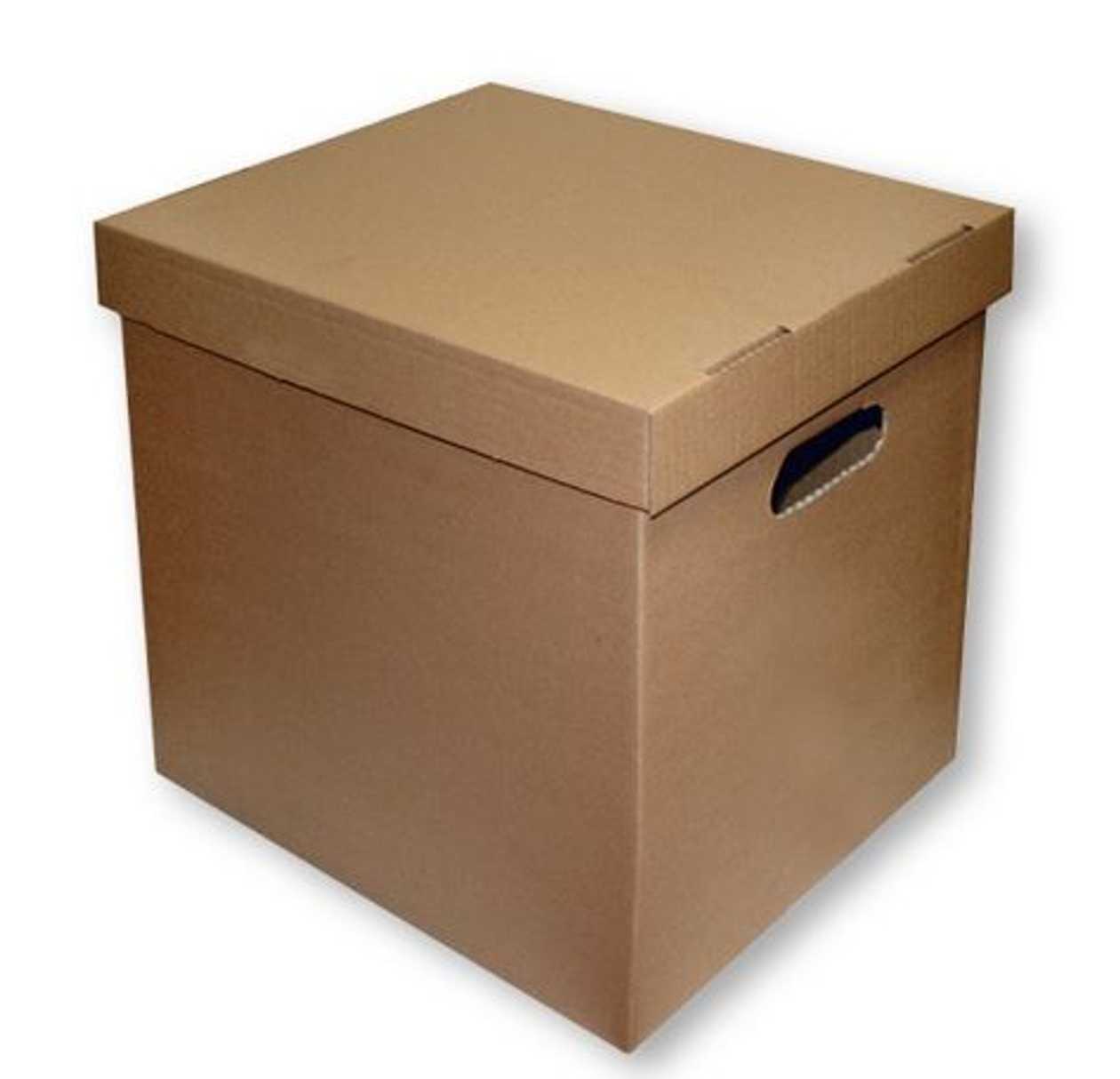 Archive Boxes Box + Lid, 360x290x350 mm, Brown, Smlt