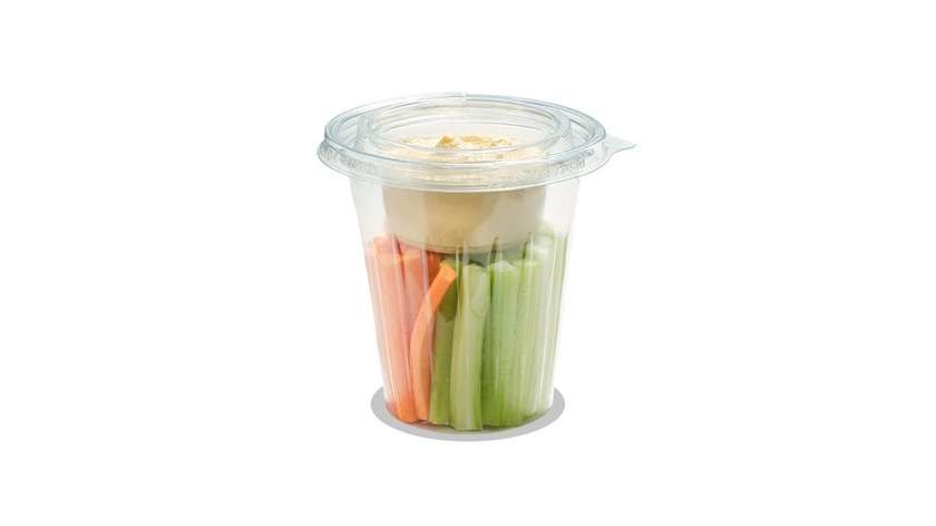 Hummus z warzywami