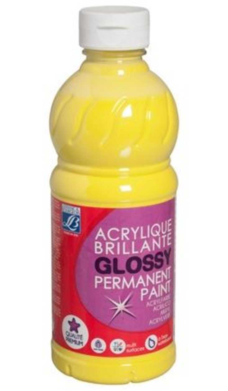 Acrylic Paint 500 ml 153 Primary Yellow glossy C&co
