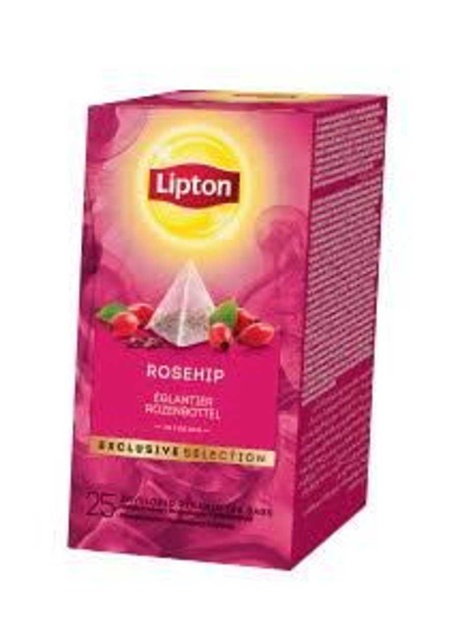 Herbal Tea Lipton Rosehip And Hibiscus 2.5 g*25 pcs./p kg. (pyramid, Foil)