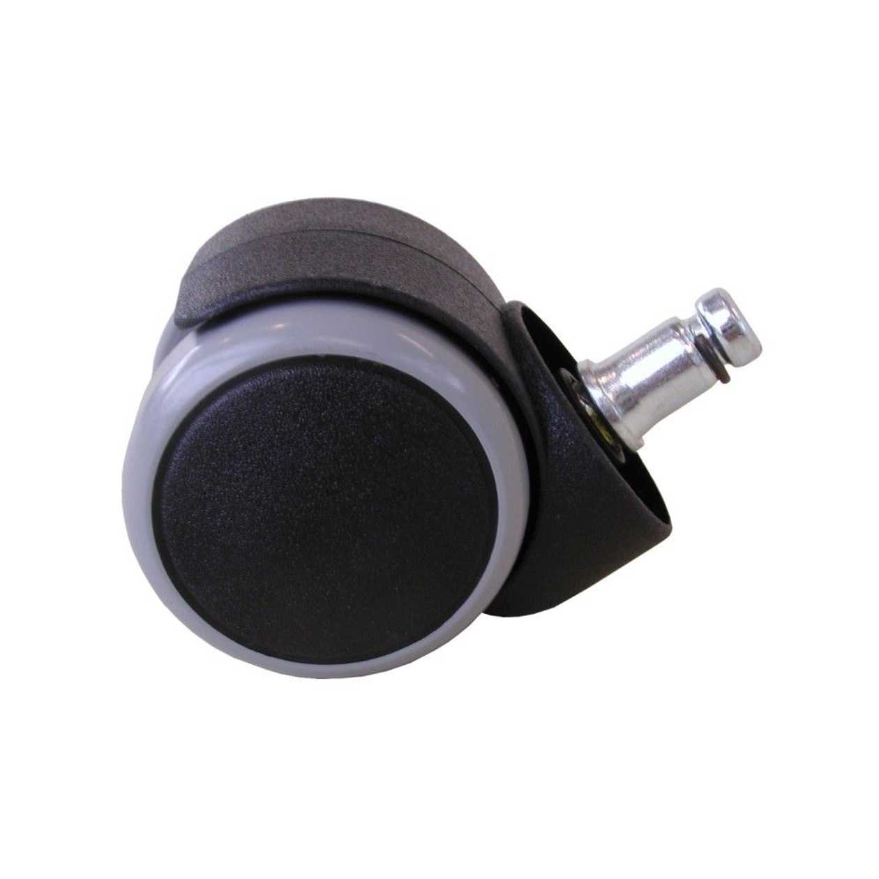 Chair Floor-saving Wheels with Brake/ So-called. Rubber Wheels 200417, D-50 mm, Pin 11 mm, Universal/ 5 pcs. Compl.