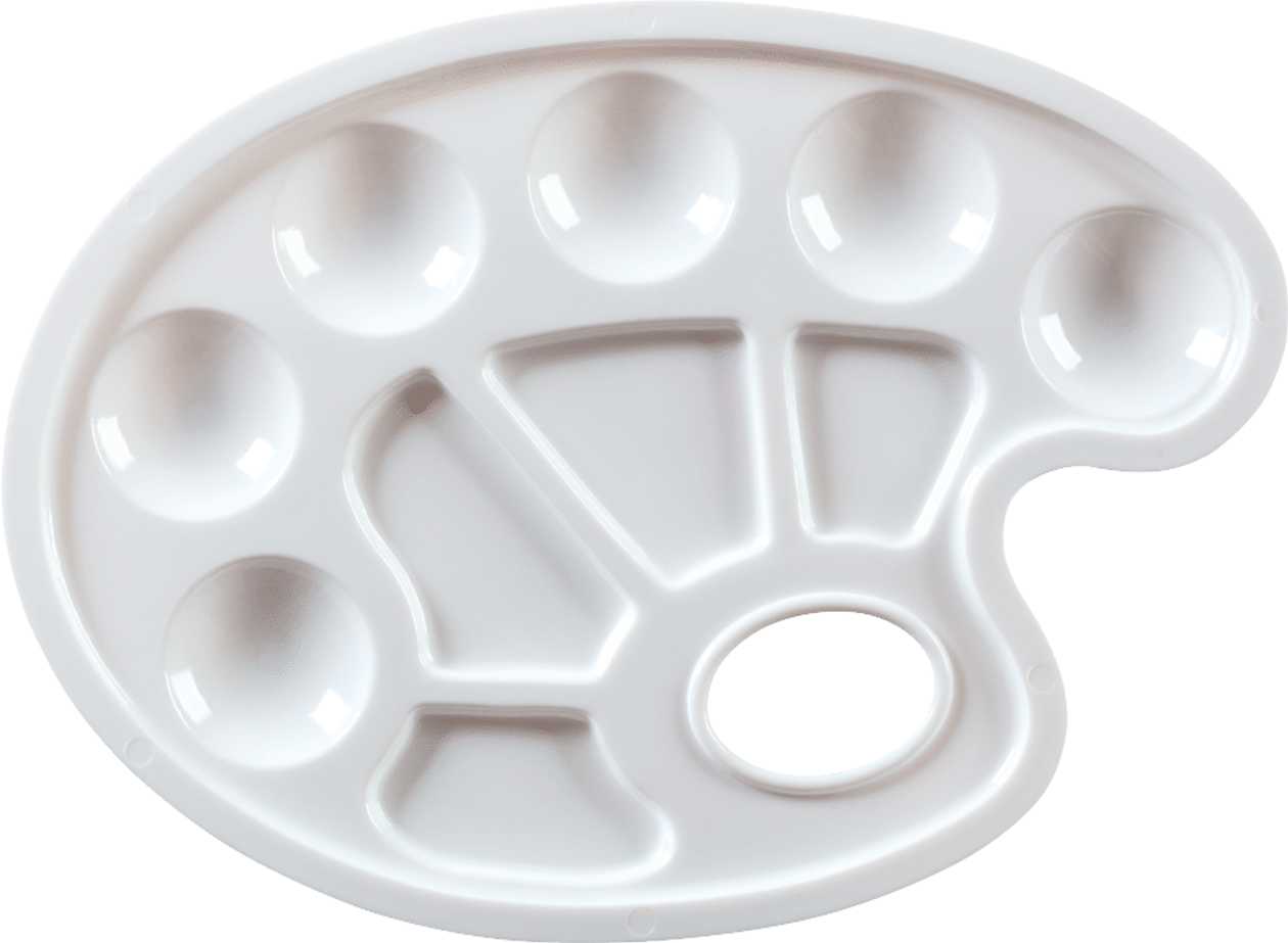 Palette Oval, Plastic Brunnen