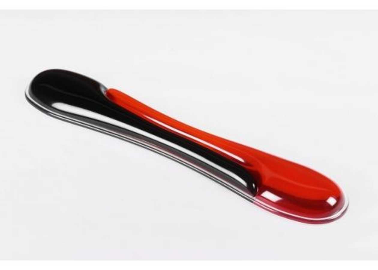 Randmetugi Kensington Duo Keyboard Wrist Rest gel Wave Red And Smoke - Red/Suits
