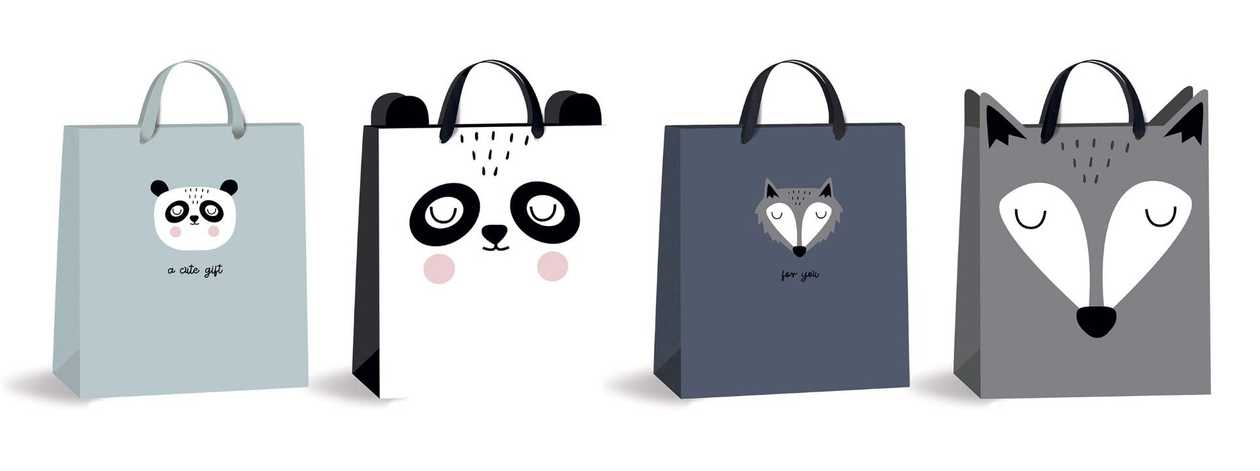 Gift Bag Bebe 32X26X13,5 Assortii Interdruk