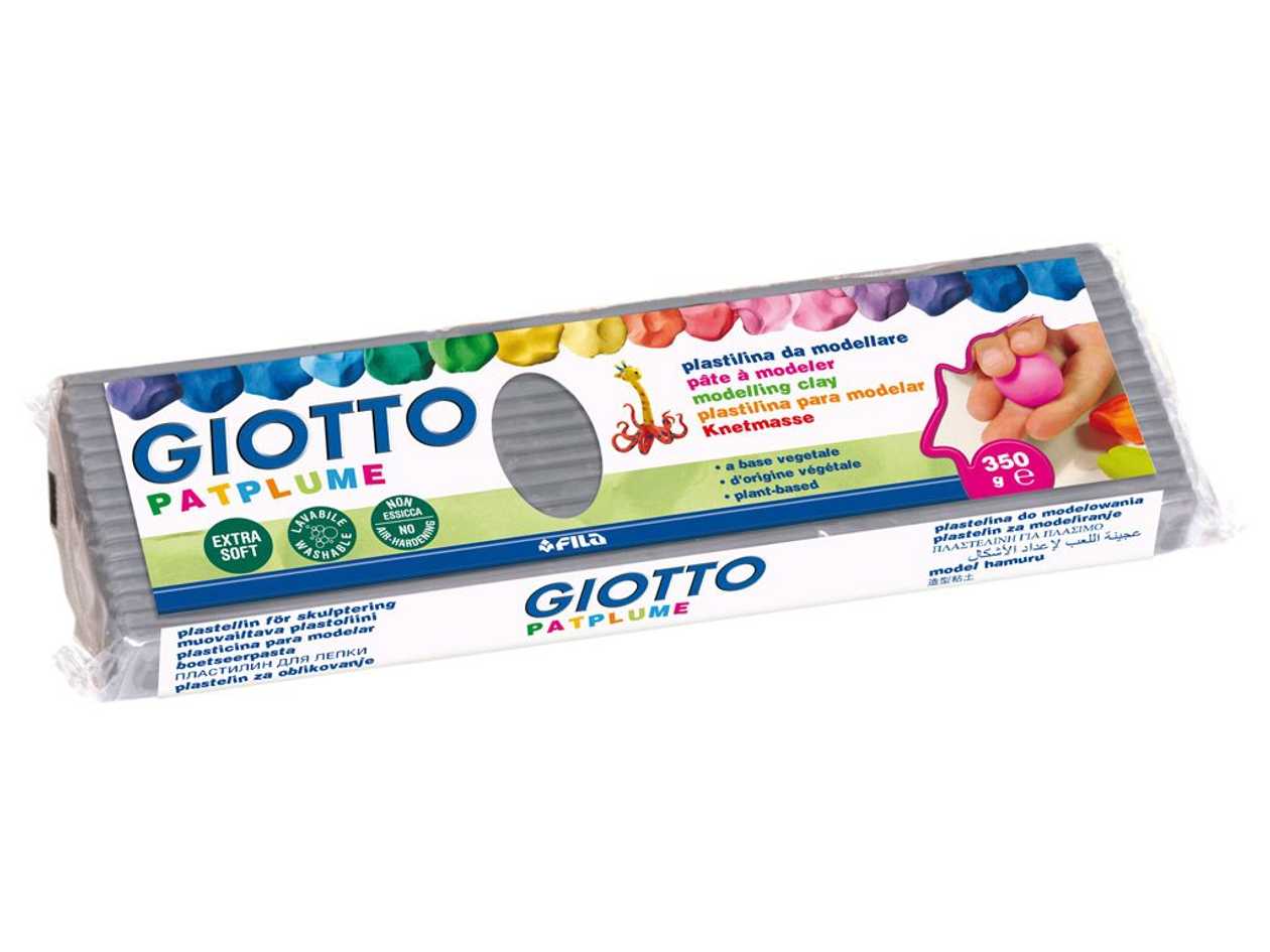 Plasticine gray 350 g Platplume giotto