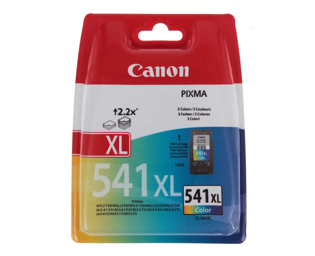 Ink Canon Cl-541xl Large Capacity 400 Pages Cyan-magenta-yellow Pixma Mg2150/2250/3150/3250/3510/3550/3650/4150/4250 Ts 5150/5151