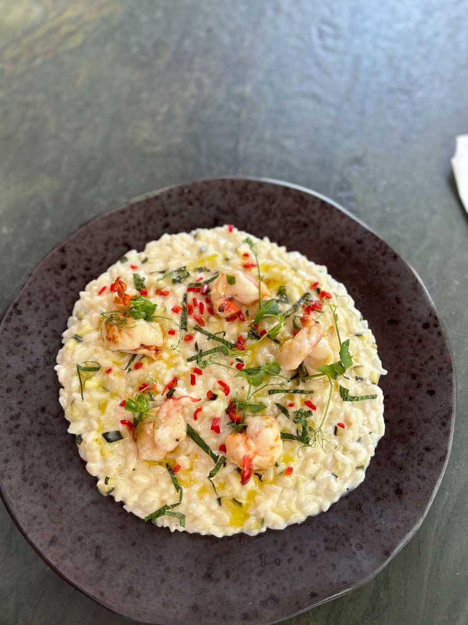 Risotto with Shrimps & Fresh Mint