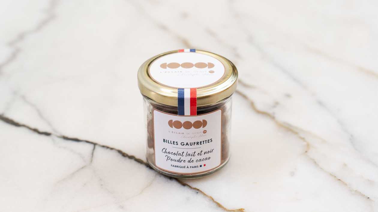 L'eclair De GΓ©nie - Chocolat Lait et noir Poudre de cacao