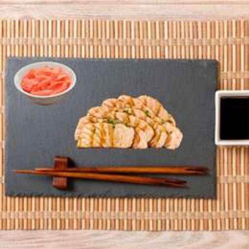 Braised Salmon Tataki