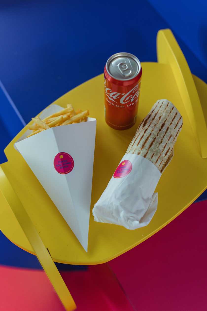 Falafel Roll combo