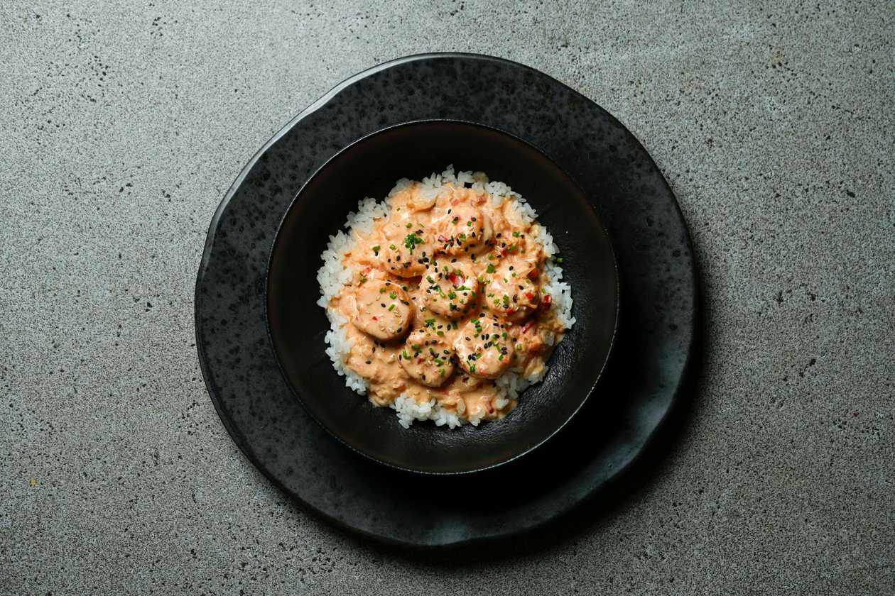 Spicy shrimp bowl