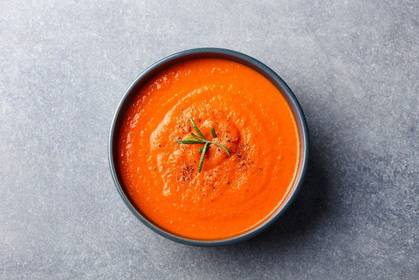 Oxheart tomato cream soup
