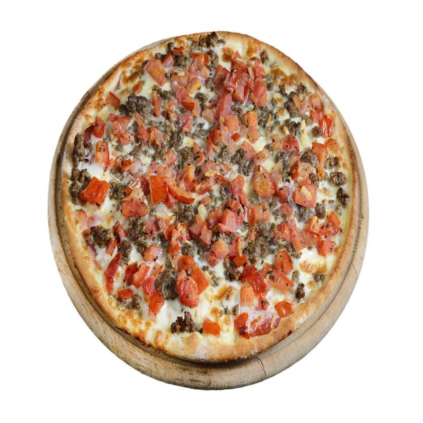 Pizza Callabresse con Insallata di Bruschetta Ø30cm