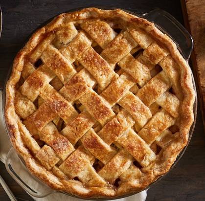 Apricot and almond pie