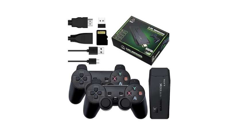 Retro Game Console 20.000 Games, 64GB, 2.4G Wireless Controlers, 4K Game Stick