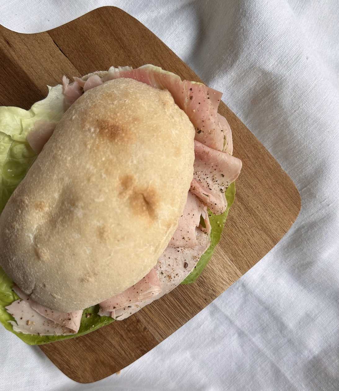 Mortadella Pesto Sandwich