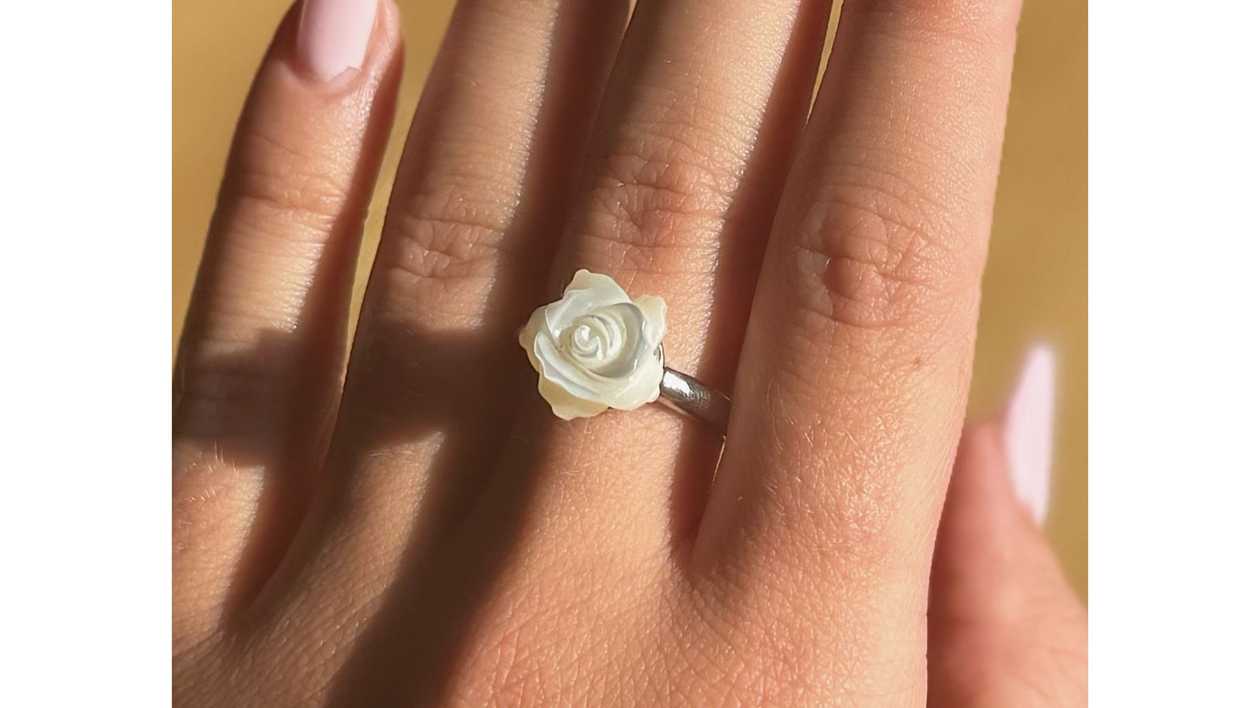 Opal Blossom Ring