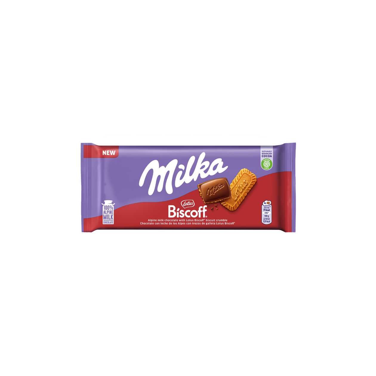 Milka Biscoff Chocolate 90 gr