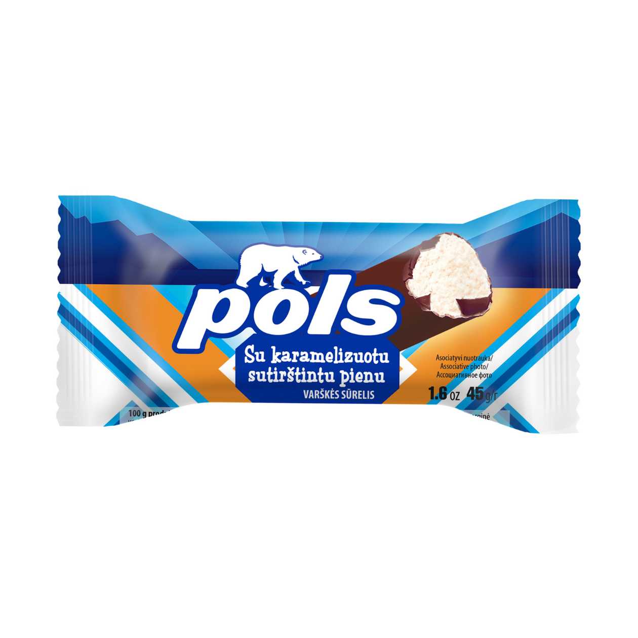 Curd Snack with Caramelised Condensed Milk POLS, 45g (expires soon)