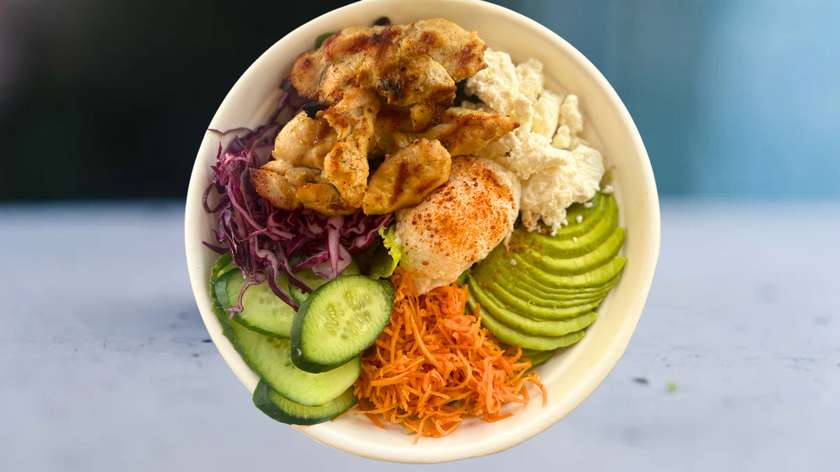Grilled Chicken & Goat Cheese Salad
