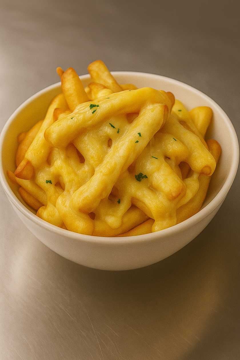 Batata Frita com Queijo - (porção)