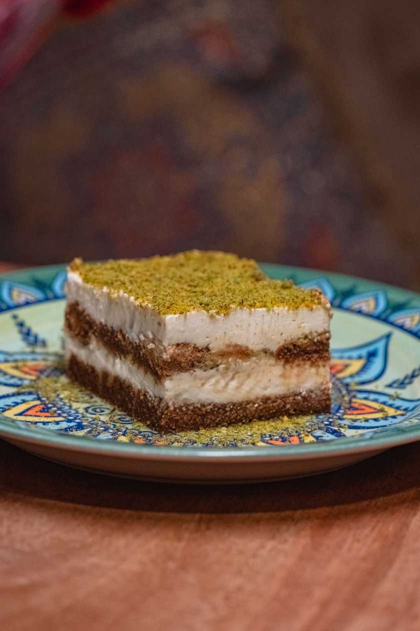 Tiramisu with Green Pistachio