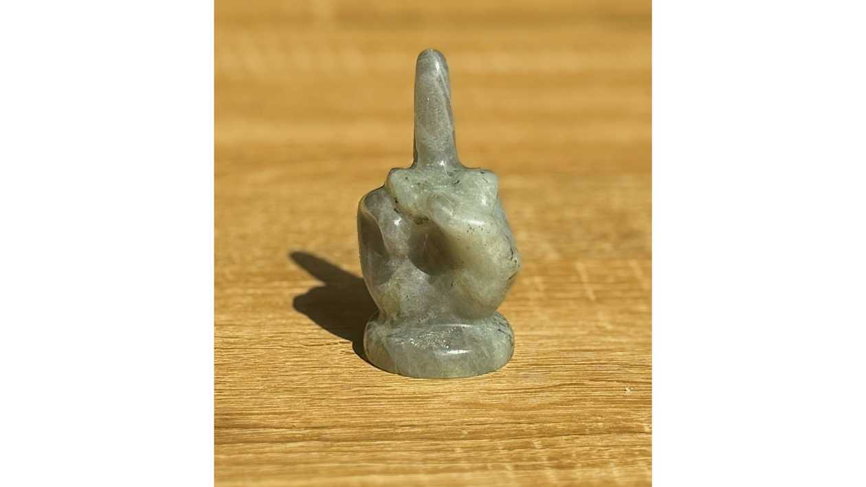 Labradorite Middle Finger