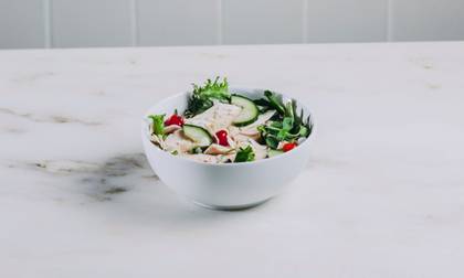 Snack salada de frango