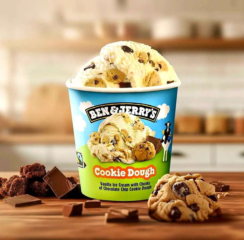 Ben & Jerry's Cookie Dough Ice Cream Cup 465ml