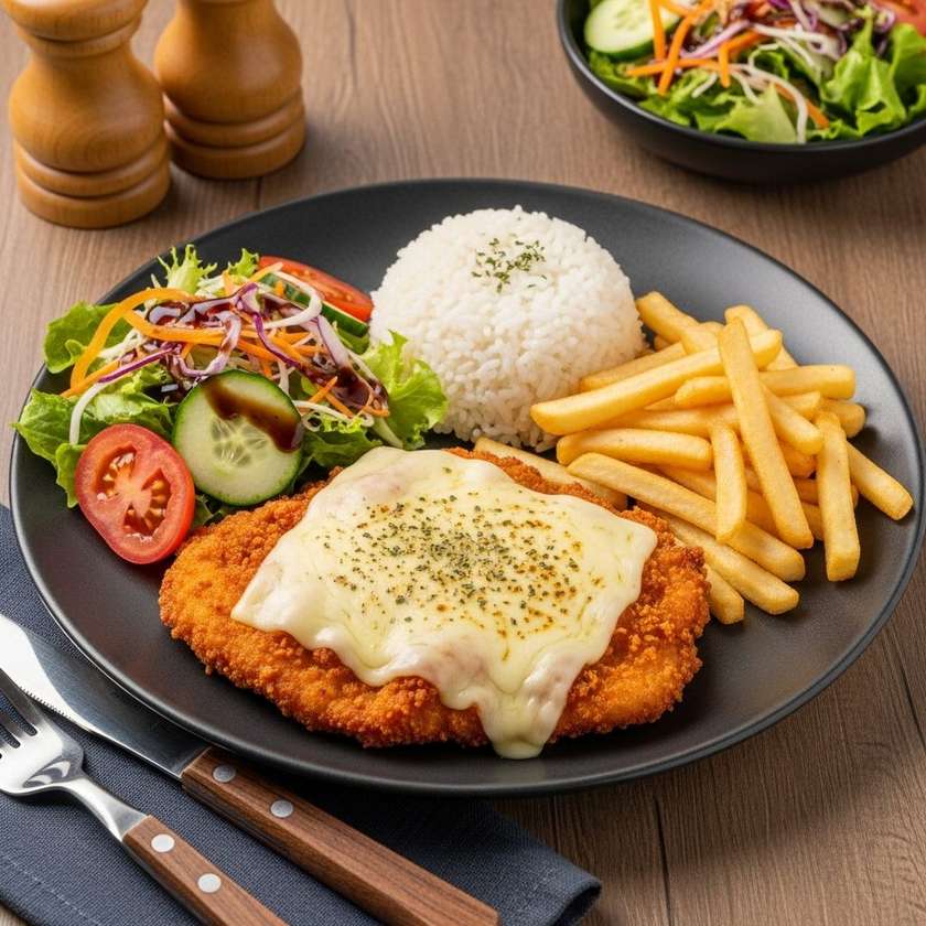 Chicken Fillet Baked with Cheese