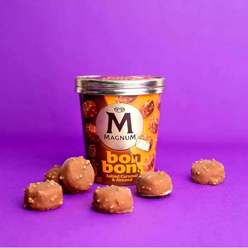 Magnum Bon bon Salted Caramel & Almond Ice Cream (12 Units x 17ML)