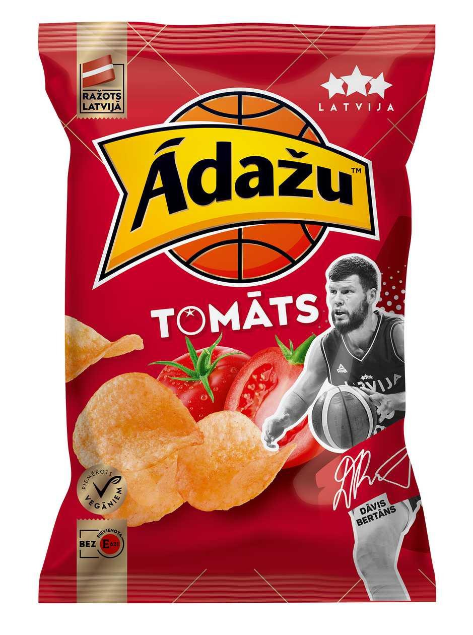 Tomātu, Ādažu Čipsi, 130 g