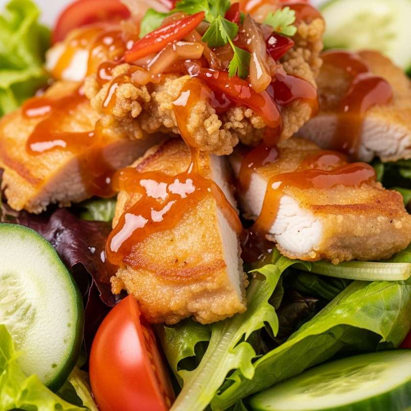 Crispy Chicken Salad